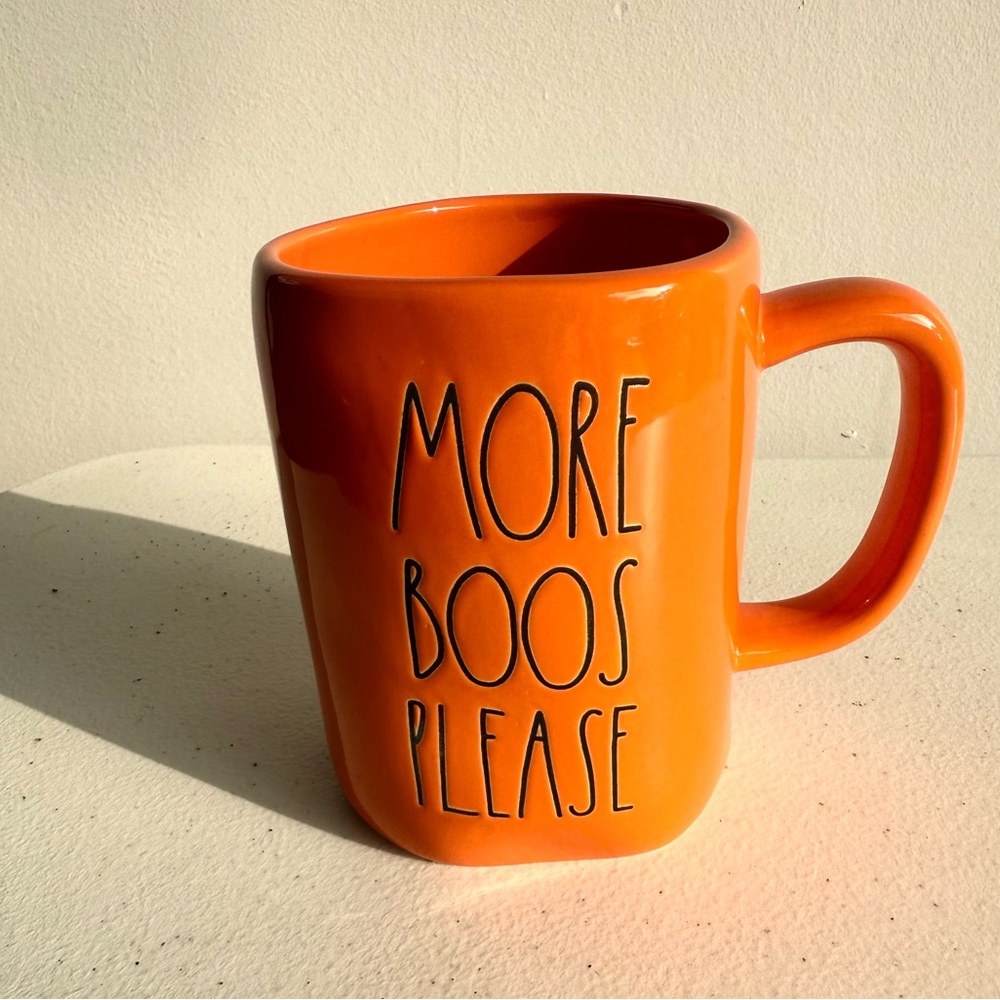 Rae Dunn Orange Mug - More Boos Please